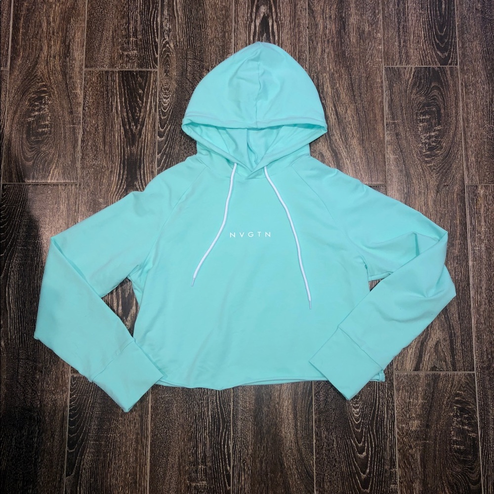 NVGTN Mint Raw Cut Hoodie XL